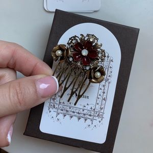 Wedding bride hair comb